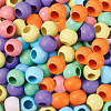 120Pcs 6 Colors Theaceae Wood Bead WOOD-CD0001-07-4