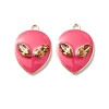 Alloy Enamel Pendants ENAM-B048-02C-2