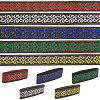   11.5M 5 Style Ethnic Style Polyester Ribbon OCOR-PH0002-36-1