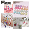 96Pcs 2 Style Transparent Acrylic Beads TACR-AR0001-06-4
