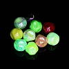 UV Plating Opaque Acrylic Beads OACR-Z013-01-2