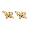 Brass Micro Pave Cubic Zirconia Links Connectors LS-KK-G399-19B-1