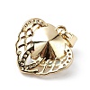 Real 18K Gold Plated Rack Plating Brass Micro Pave Clear Cubic Zirconia Pendants KK-C015-29G-01-3