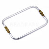 Aluminum Purse Frame Handle for Bag Sewing Craft Tailor Sewer FIND-T008-014B-P-2