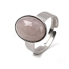 Adjustable 304 Stainless Steel Finger Rings for Women GG-CBA7994-04P-19-4