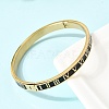 304 Stainless Steel Enamel Hinged Bangles BJEW-D408-45G-5