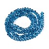 Transparent Glass Beads Strands GLAA-N018-4mm-28-3