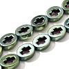 Electroplated Synthetic Non-magnetic Hematite Beads Strands G-L613-Z01-02H-1