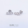 Stainless Steel Micro Pave Clear Cubic Zirconia Cartilage Earrings for Women Men WG126FA-07-1