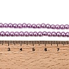 Eco-Friendly Dyed Glass Pearl Round Beads Strands HY-A002-4mm-RB056-4