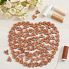 1 Bag Baking Paint Wooden Buttons FIND-GF0006-24B-4