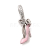 925 Sterling Silver European Dangle Charms STER-Z013-06P-1