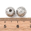 Textured 304 Stainless Steel Beads STAS-I358-10P-02-3