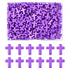 200Pcs Opaque Acrylic Beads SACR-FS0001-39D-1