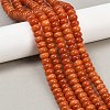 Dyed Natural White Jade Beads Strands G-G107-A26-01-2