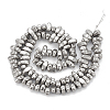 Electroplate Non-magnetic Synthetic Hematite Beads Strands G-T061-102N-2