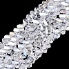 Electroplate Transparent Glass Beads Strands EGLA-Q139-01A-A01-1