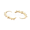 Brass Hoop Earrings Findings KK-T070-05G-2