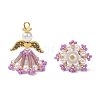 Glass Pendants PALLOY-MZ00968-02-1