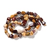 Natural Mookaite Beads Strands G-P497-01C-10-3