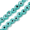 Handmade Evil Eye Lampwork Beads Strands LAMP-G164-10A-01-1