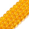 Transparent Glass Beads Strands GLAA-T032-T8mm-11-1