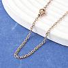 304 Stainless Steel Cable Chains Necklace Making X-STAS-P045-01RG-1