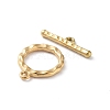Ion Plating(IP) 304 Stainless Steel Ring Toggle Clasps STAS-A092-09B-G-2