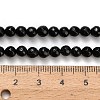 Natural Black Tourmaline Beads Strands G-H329-D02-4mm-5