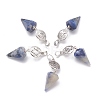 Natural Sodalite Pendants G-O194-10-1