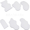 6Pcs 6 Styles Acrylic Mirror AJEW-GO0002-06-1