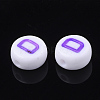 Initial Acrylic Beads OACR-E001-20D-2