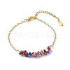 Electroplate Glass Beaded Bracelets BJEW-JB06574-4