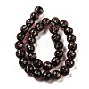 Handmade Dichroic Foil Glass Beads Strands DICH-U001-06E-2