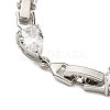 Brass Micro Pave Cubic Zirconia Necklaces NJEW-H027-01P-07-3
