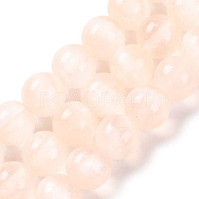 Natural Selenite Beads Strands G-C142-01A-08-1