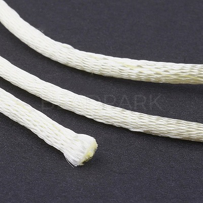 Nylon Satin Rattail Cords NWIR-L006-1mm-32-1