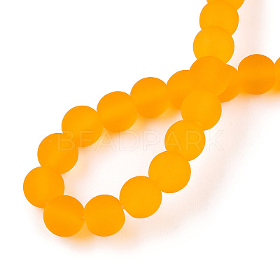 Transparent Glass Beads Strands GLAA-T032-T6mm-MD11-1
