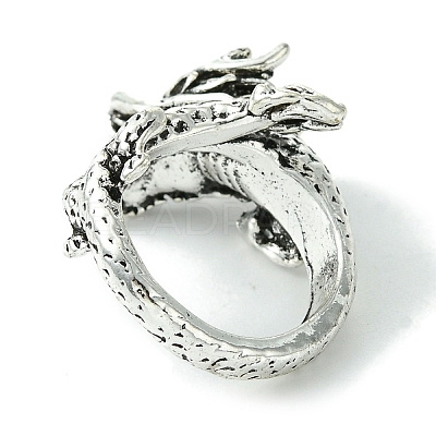 Dragon Alloy Open Cuff Rings RJEW-K275-23AS-1