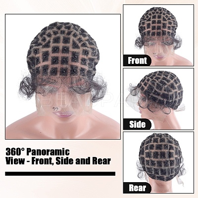 Fibre Wig Hair DIY-WH0750-332A-1