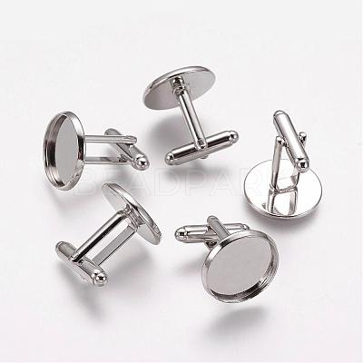 Brass Cufflinks KK-Q187-N-1