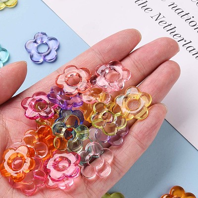 Transparent Acrylic Bead Frames TACR-S154-29B-1