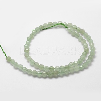 Natural Green Aventurine Beads Strands X-G-D840-29-6mm-1