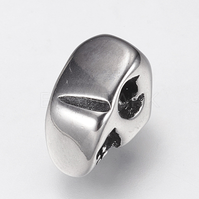 316 Surgical Stainless Steel Beads STAS-F144-090AS-1