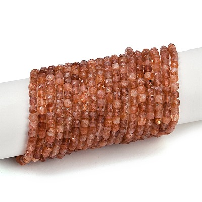 Natural Sunstone Beads Strands G-L537-016B-1