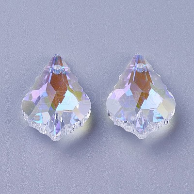 Faceted Glass Pendants X-GLAA-F068-C27-1