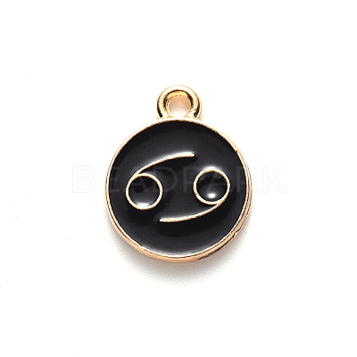 Alloy Enamel Pendants LS-X-ENAM-S124-01B-08D-1