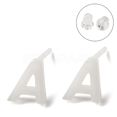 Hypoallergenic Bioceramics Zirconia Ceramic Stud Earrings EJEW-F340-04A-1