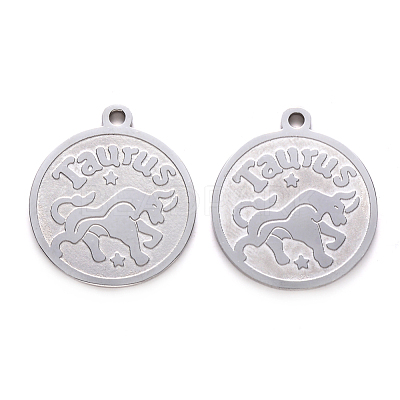 Non-Tarnish 201 Stainless Steel Pendants STAS-R106-08-1