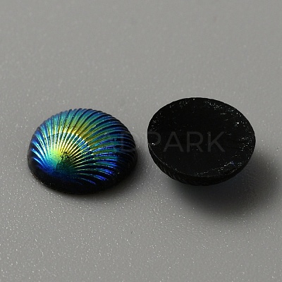 Opaque Resin Cabochons LS-CRES-WH0010-044E-1